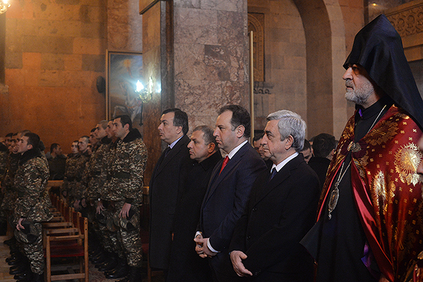 President Sargsyan participated event dedicated to St Sargis commemoration