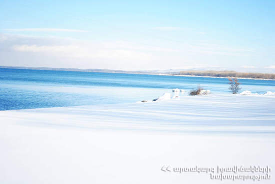 Lake Sevan under ice: Ministry of Emergency Situations warns