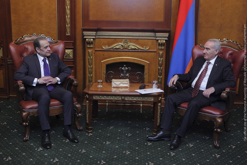 Galust Sahakyan receives ambassador of Egypt to Armenia
