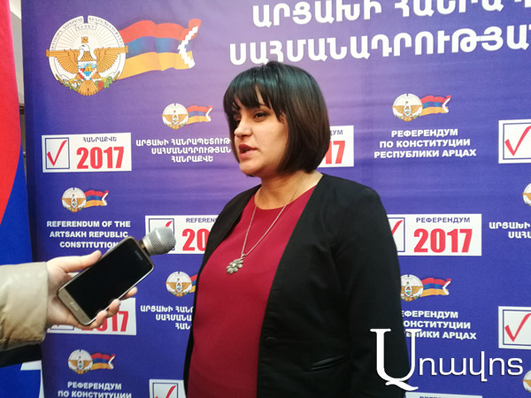 Voter turnout of the Referendum of the Constitution draft of the Republic of Artsakh as of 11 a.m.   