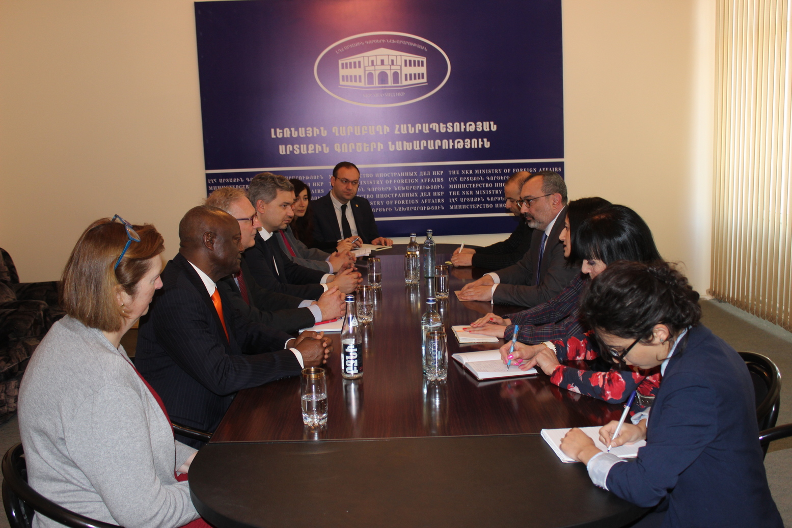 Artsakh Foreign Minister received Delegation of Belgian MPs