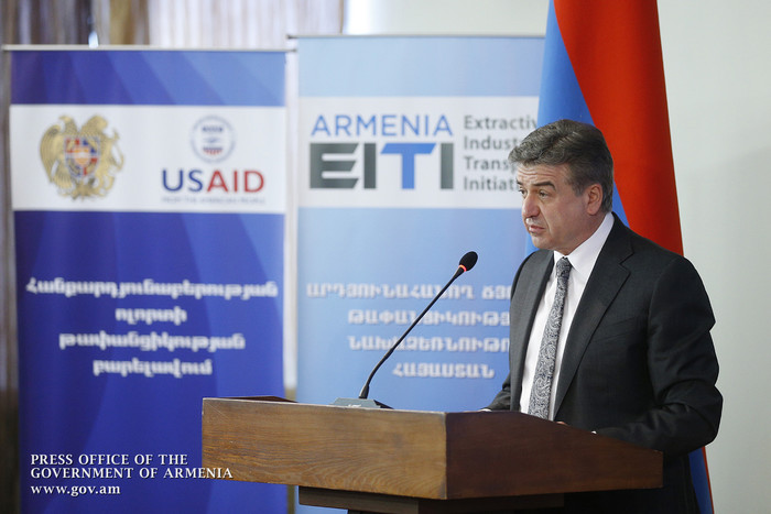 Karen Karapetyan: “EITI standard is in tune with the Government’s open and transparent policy”