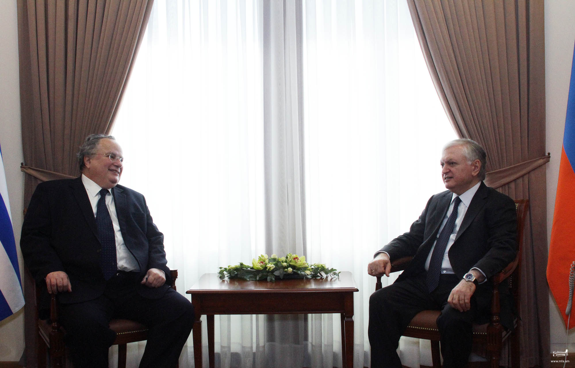 Meeting of Foreign Ministers of Armenia and Greece