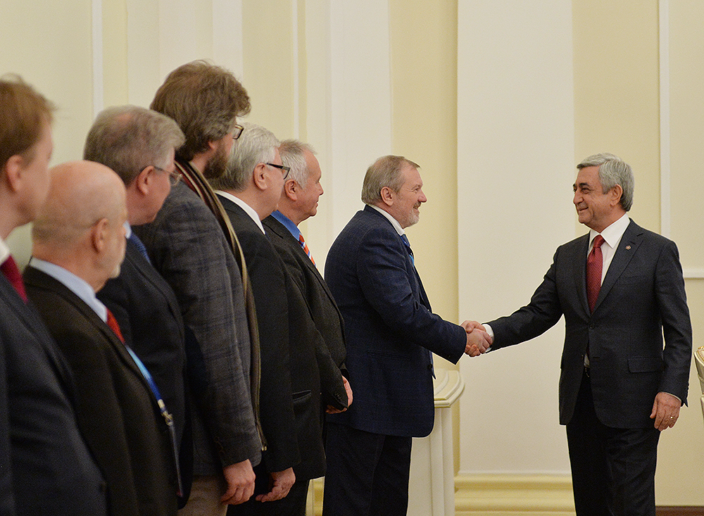 President Sargsyan received participants of Yerevan meeting of Valdai club