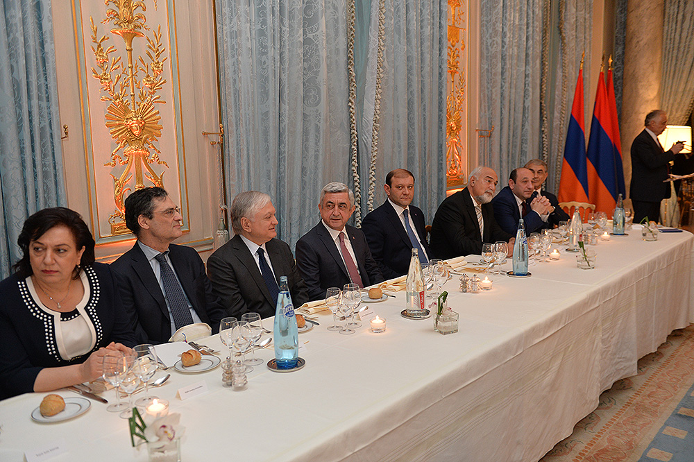 President Sargsyan met with representatives of Armenian communities of Europe