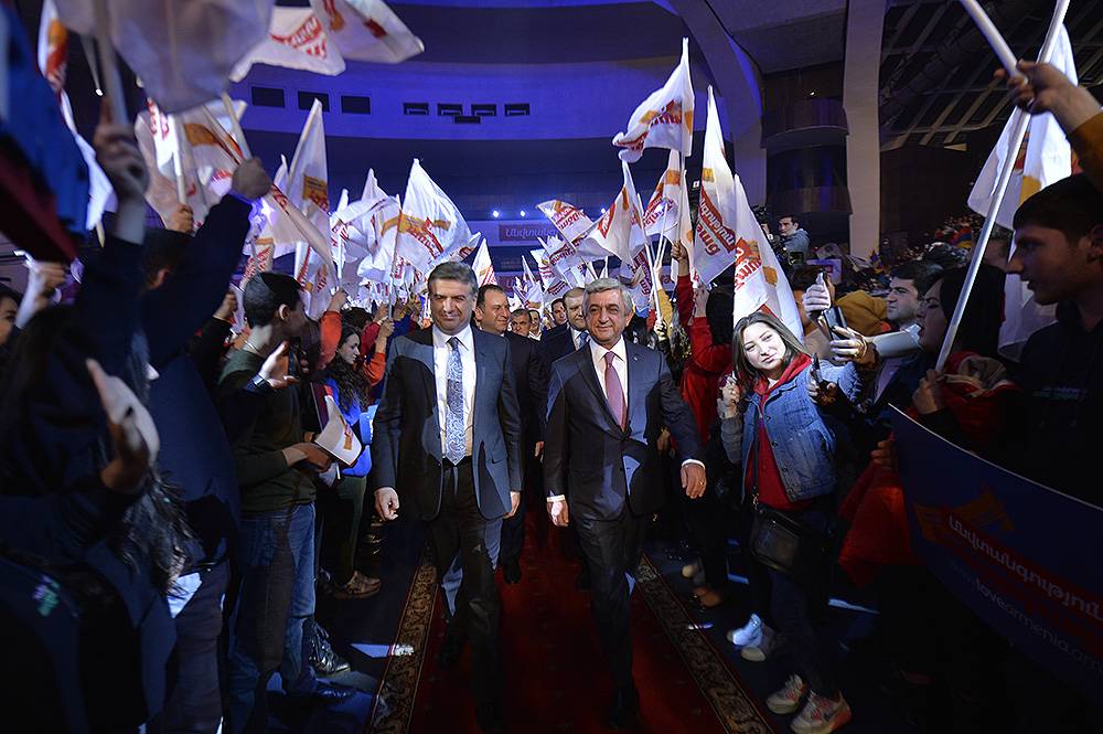 RA President, Chairman of the RPA Serzh Sargsyan’s remarks at the event concluding the pre-election campaign