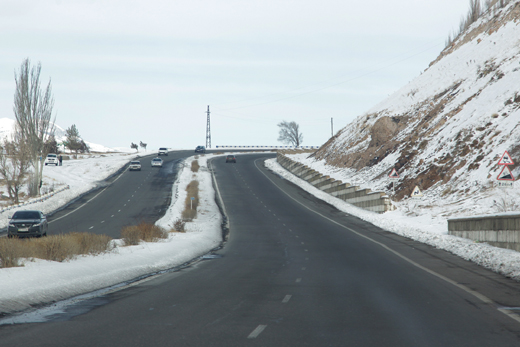 The roads in Armenia passable