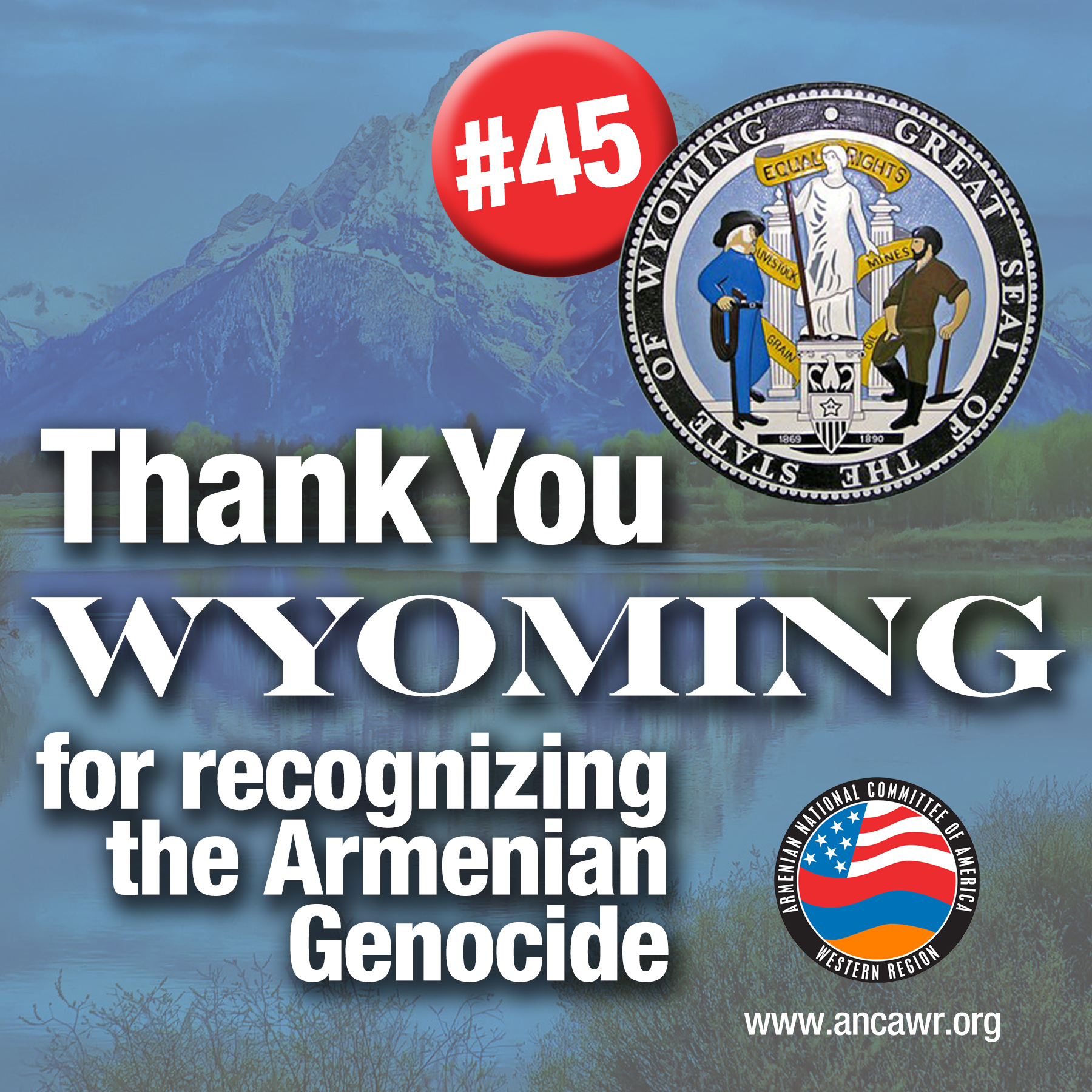 Wyoming Becomes 45th US State to Recognize the Armenian Genocide