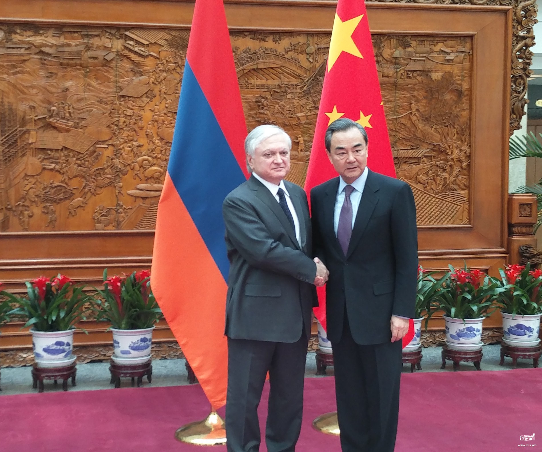 25th anniversary of establishment of diplomatic relations between Armenia and China