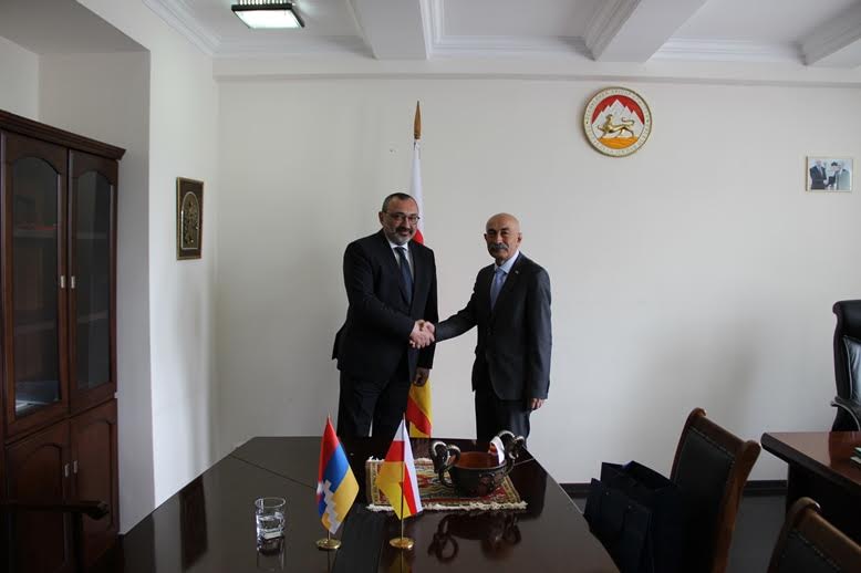   Visit of the Delegation, Headed by Artsakh Foreign Minister, to South Ossetia