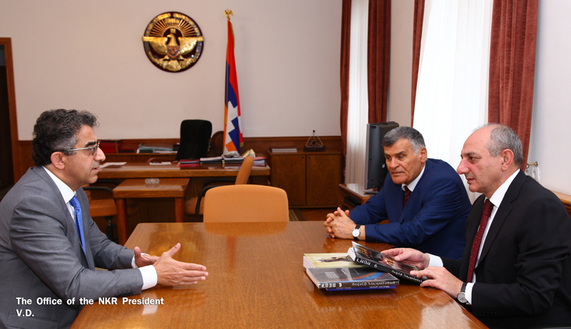 Artsakh president received Hovsep Nalbandyan