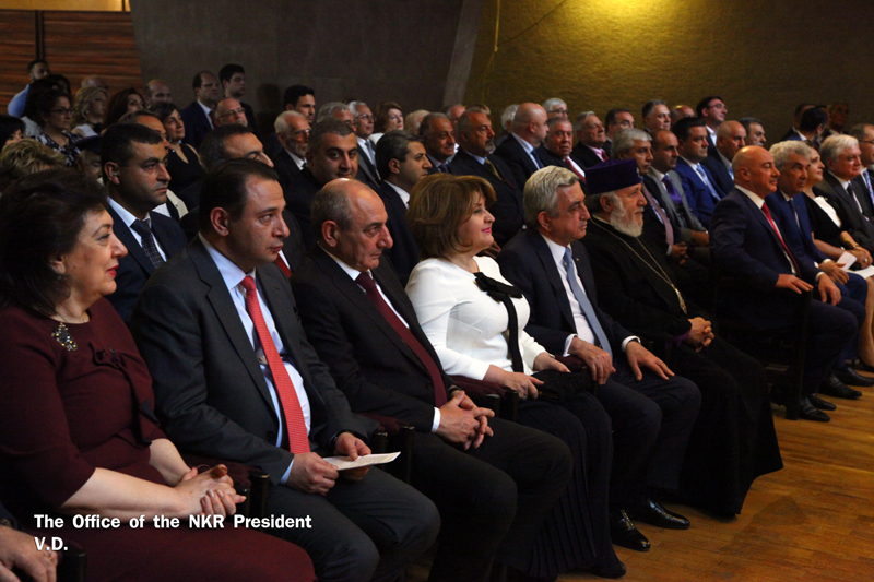 Artsak President was present in solemn event dedicated to 25th anniversary of ‘Hayastan’ Fund