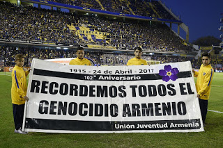 The Armenian Genocide was ռemembered in a Boca Juniors Match