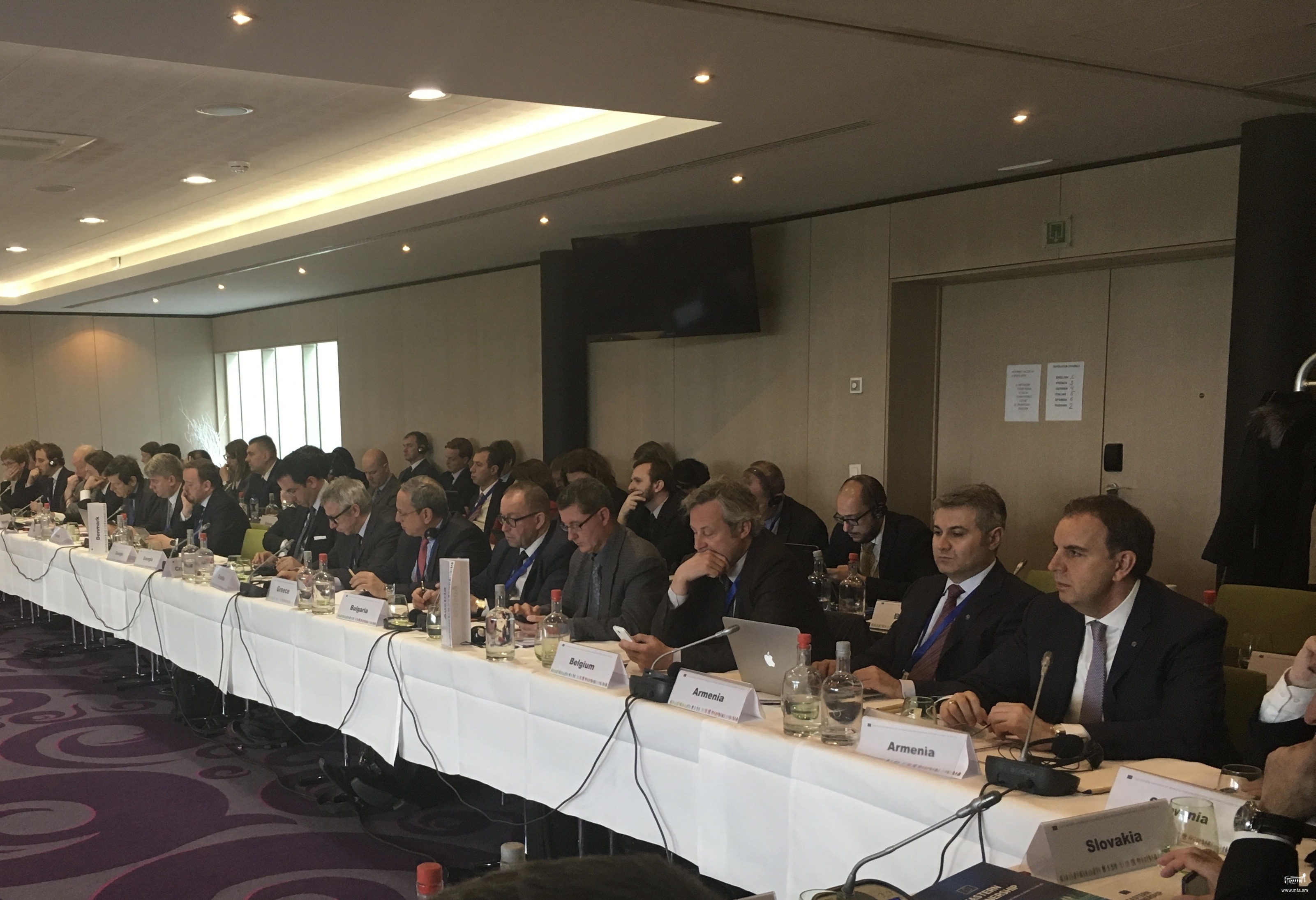 Deputy Foreign Minister Garen Nazarian participated in the Eastern Partnership senior officials meeting