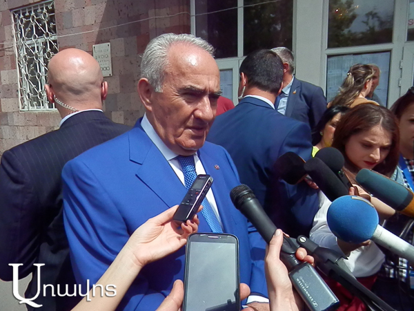Galust Sahakyan about his son and PM: ‘I am very close with the prime minister’