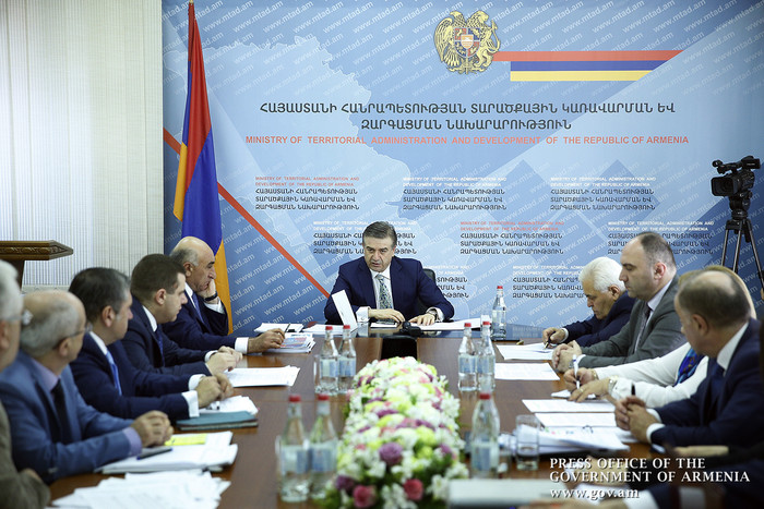 “We are on the right track” – Karen Karapetyan briefed on the programs of the Ministry of Territorial Administration and Development