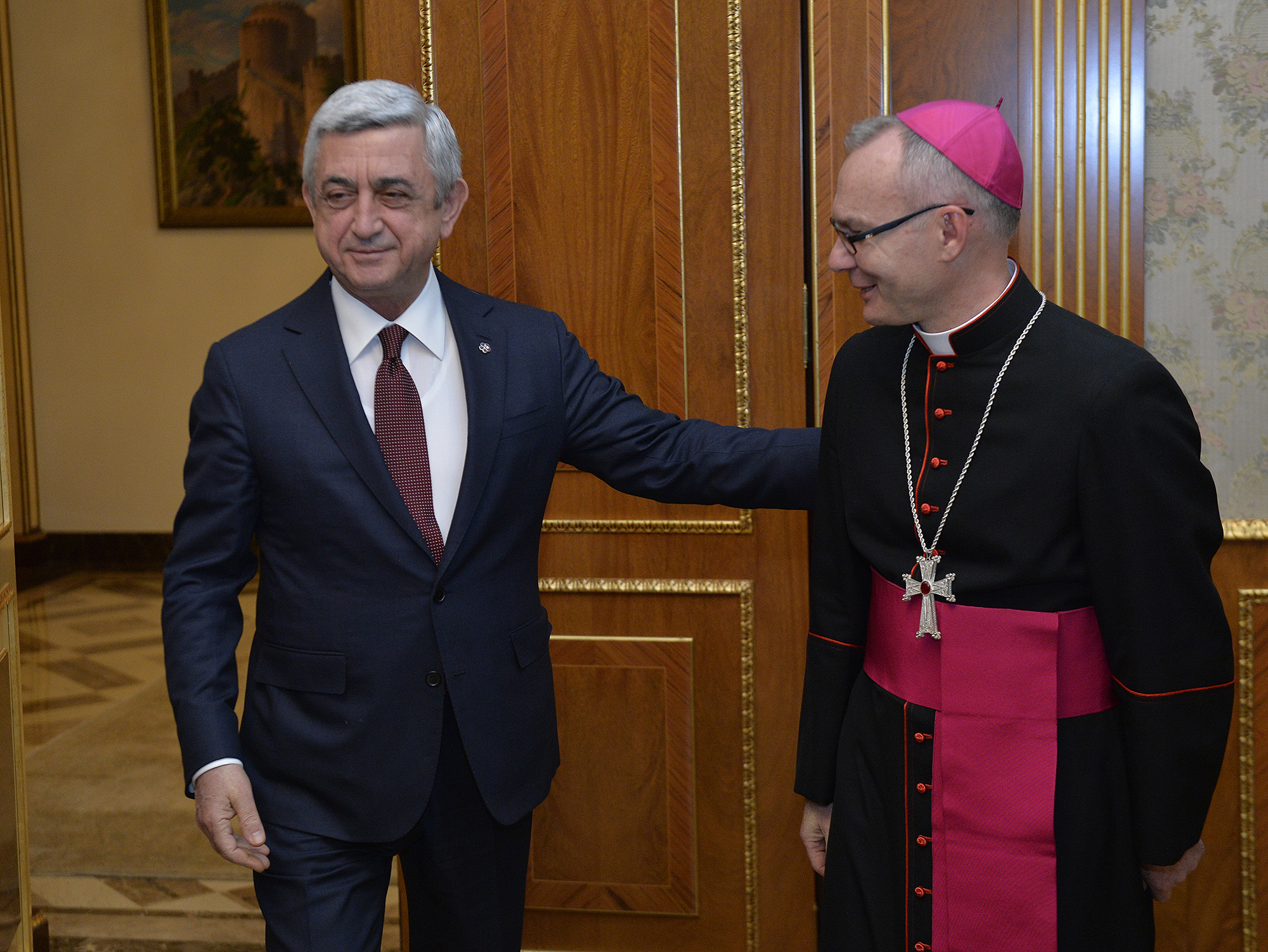 President Sargsyan hosted Apostolic Nuncio of Holy See to Armenia