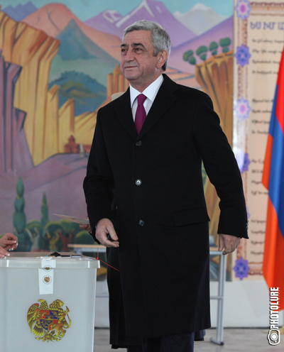 Serzh Sargsyan did not answer vote buying question