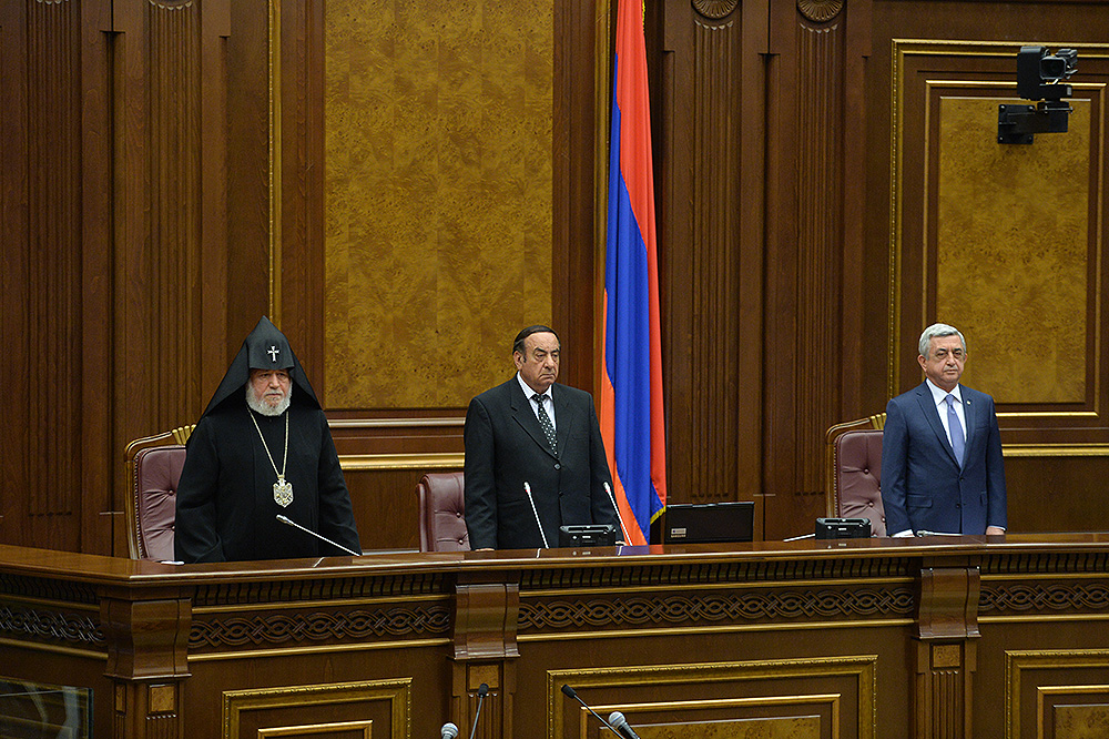 President Serzh Sargsyan’s address at the first session of the 6th National Assembly