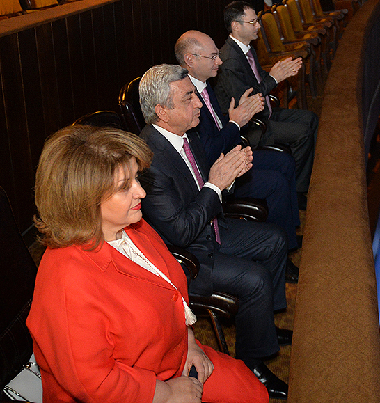 President Sargsyan attended a festive event dedicated to Labor day