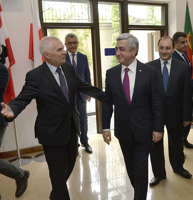President Sargsyan visited EU delegation