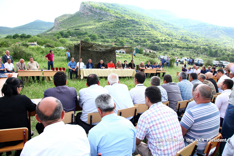 Artsakh President visited Kashatagh