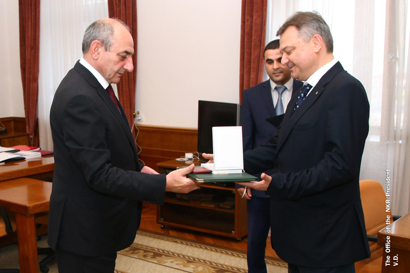 Artsakh President met Shahan Gantaharyan
