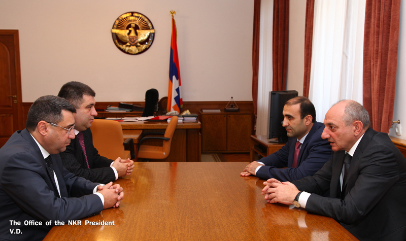 Artsakh President received Chairman of the Board of Directors of ‘Electirc Networks of Armenia’ CJSC