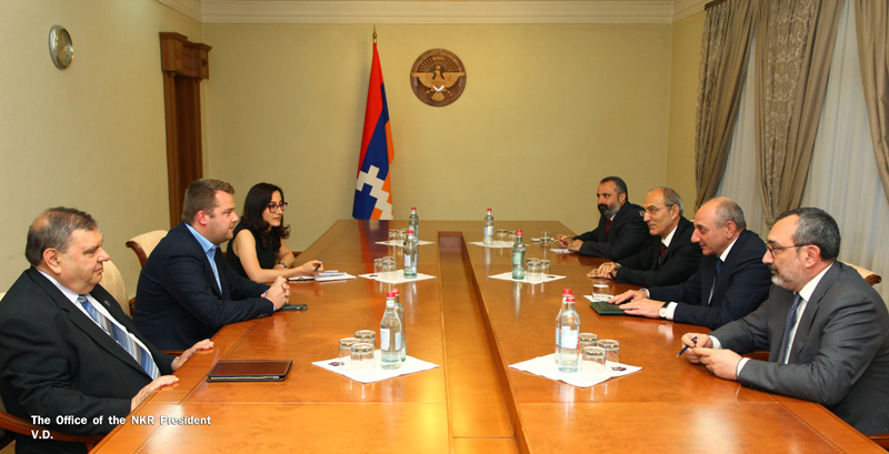 Artsakh President received Belgian Senator Joris Poschet
