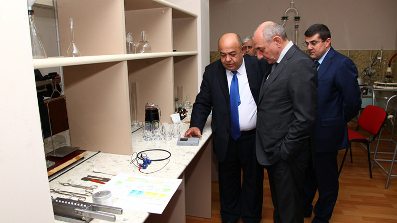 Artsakh president highlighted the application of modern education methods by Shushi Technological university