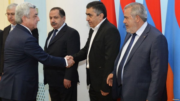 Dashnaktsutyun To Discuss 2018 Government With Serzh Sargsyan