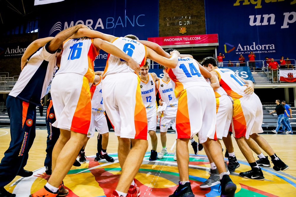 Armenia crowned 2017 FIBA U16 men’s division C European champions
