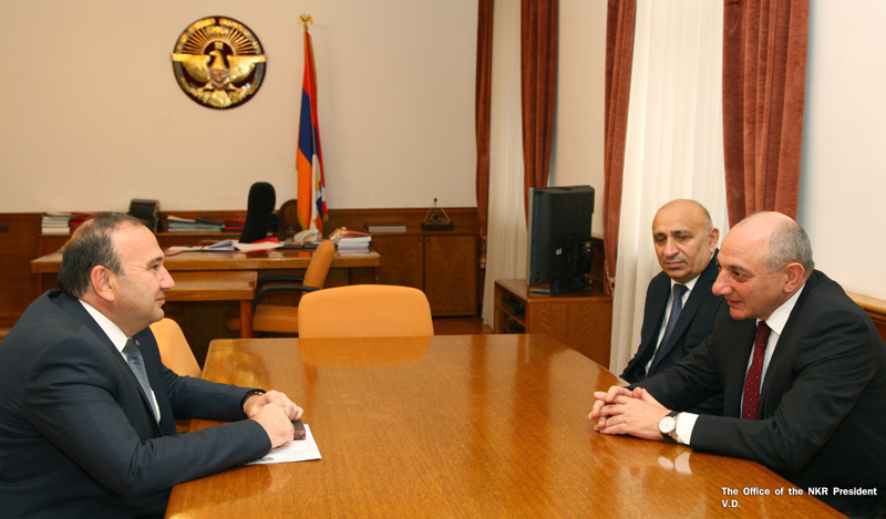 Artsakh President received Levon Mkrtchyan
