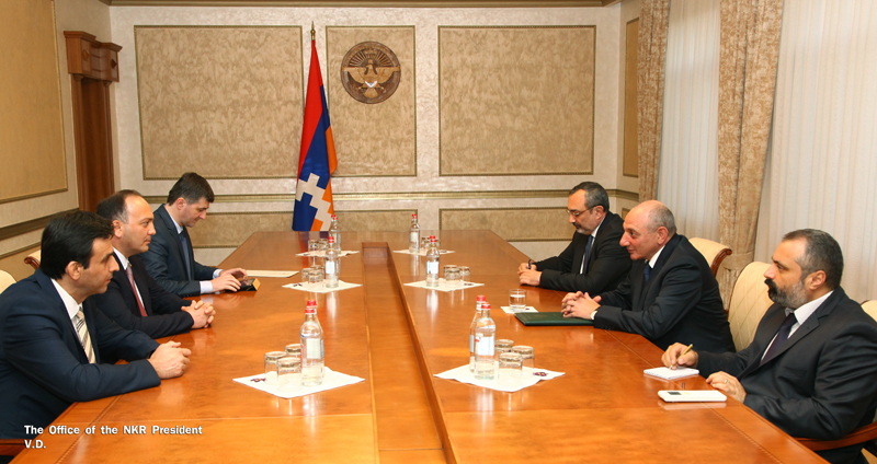 Artsakh President received Abkhazia’s FM