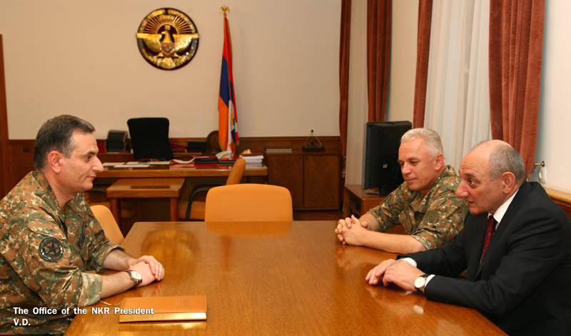 Artsakh President received Armenian first deputy minister
