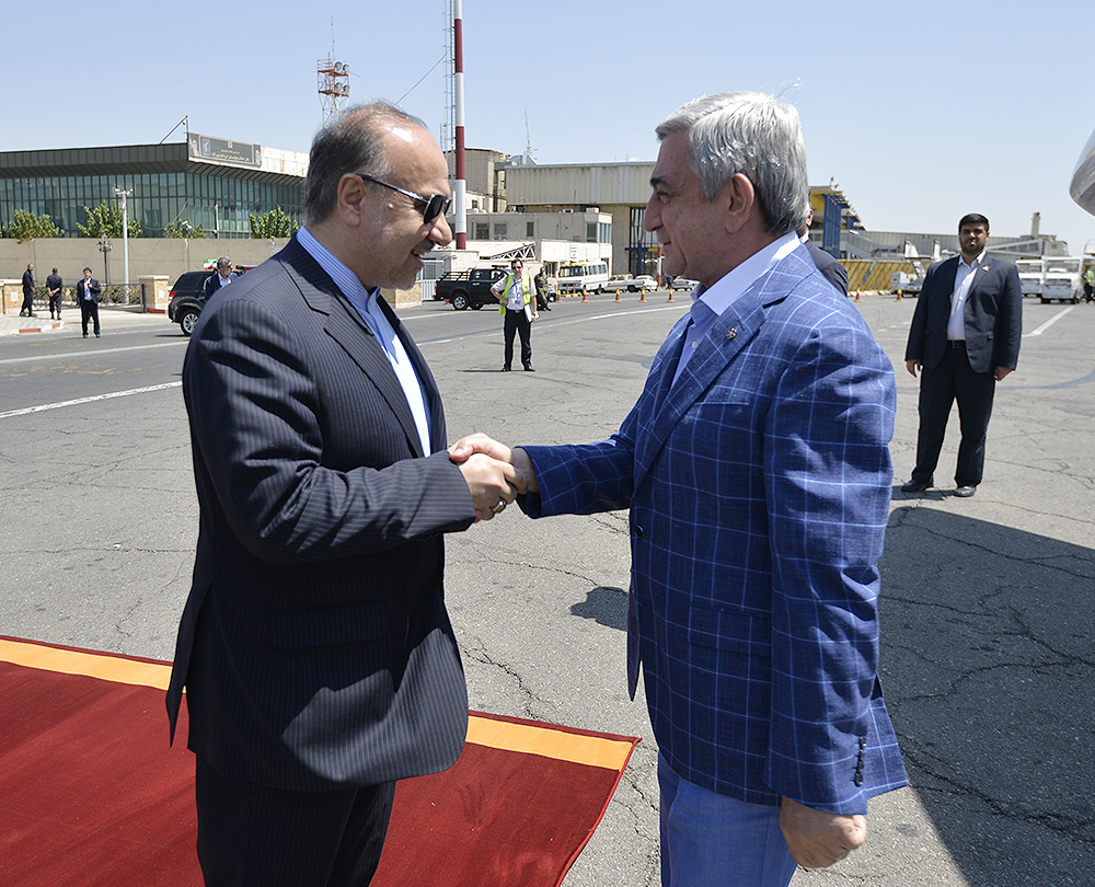 President Sargsyan attends IRI president’s swearing-in ceremony