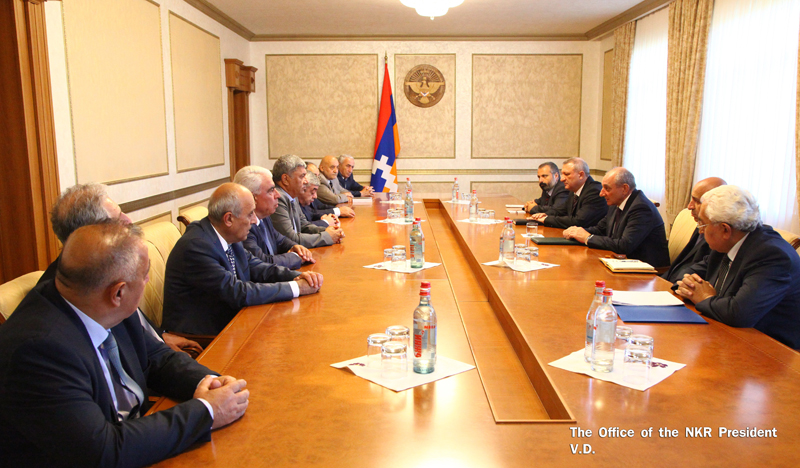 Bako Sahakyan consideres important cooperation between the sister structures of Armenia and Artsakh