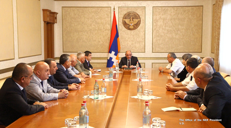 Artsakh President held consultations