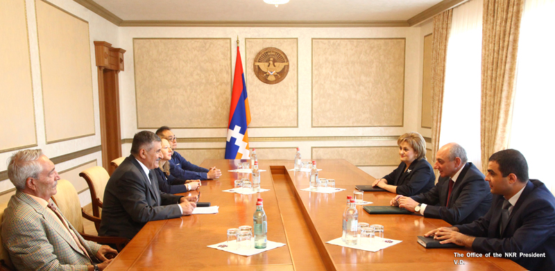 Artsakh President received participants of international conference