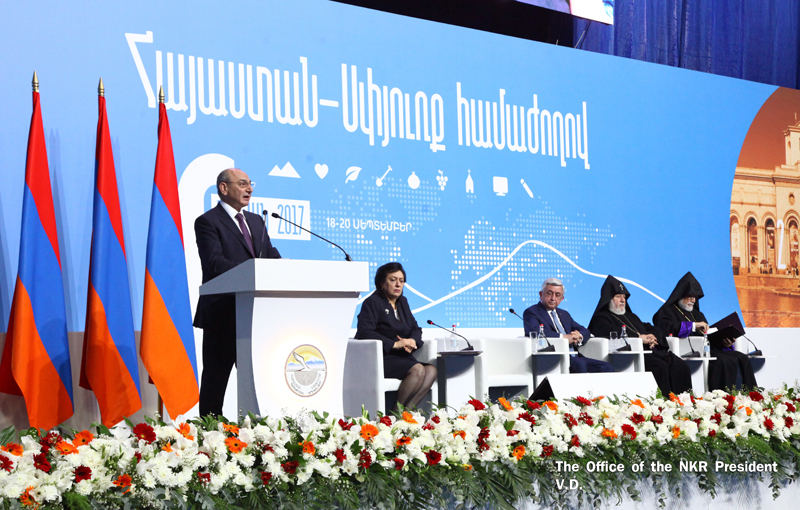 Artsakh President partook at opening of 6th Armenia-Diaspora conference