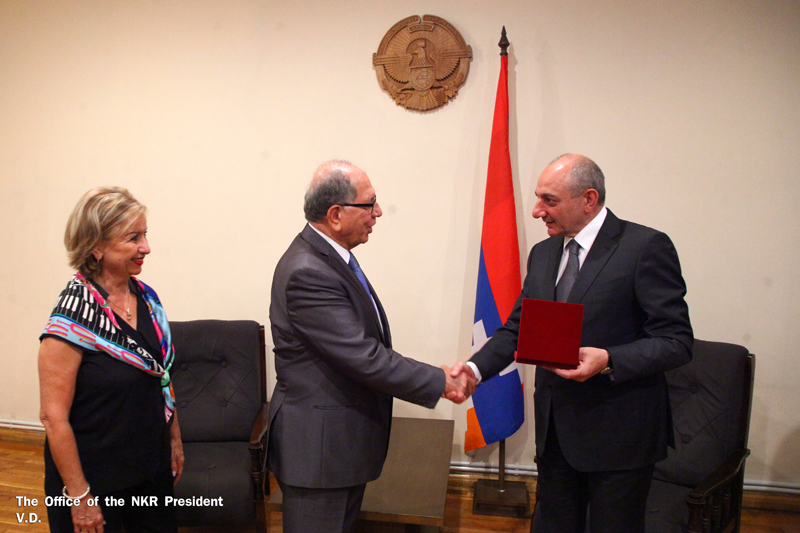 Artsakh President met delegation of Armenian Missionary Association of America