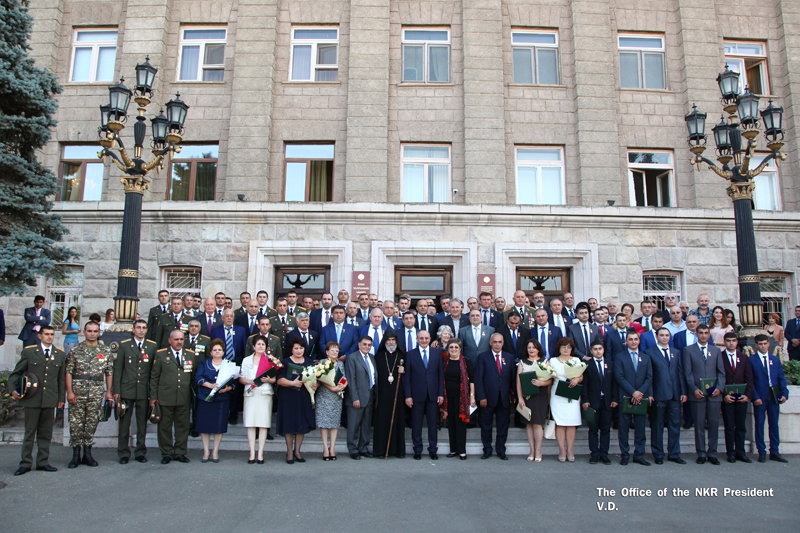 Artsakh always acknowledged people who have registered substantial achievements in their work, Bako Sahakyan says