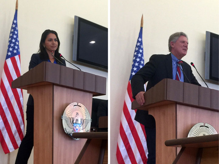 U.S. Reps. Pallone and Gabbard strengthen U.S.-Artsakh solidarity during working visit to Shushi and Stepanakert