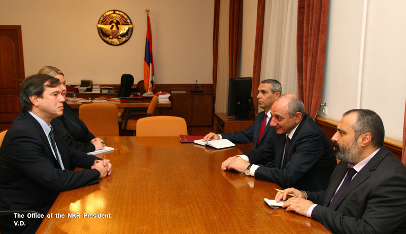 Artsakh President received Andrew Schofer