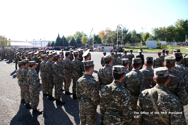 Artsakh president visited brigade named after Sparapet Vazgen Sargsyan
