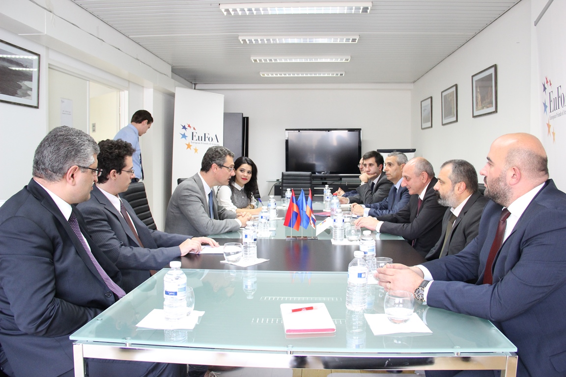 Artsakh President visited office of European Friends of Armenian