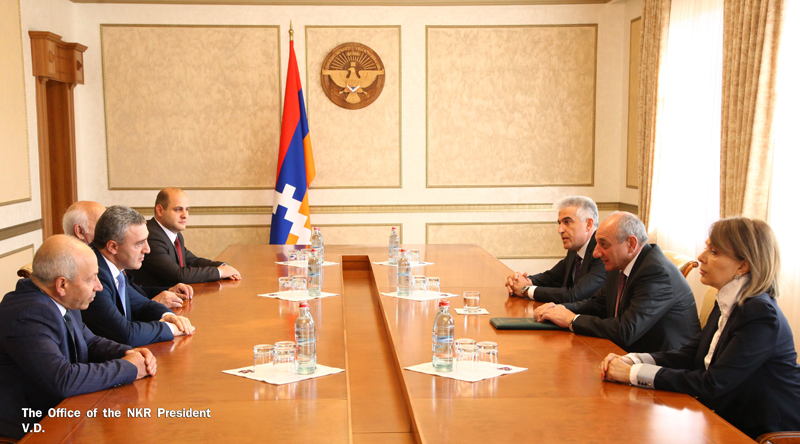 Artsakh President received Lori province delegation