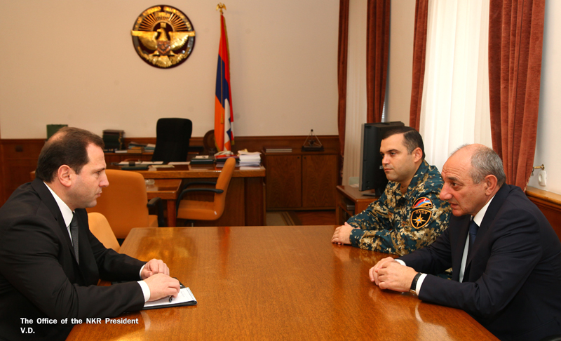 Artsakh President received Armenia’s minister of emergency situationa