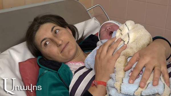 Record-breaking boy born in Gyumri maternity hospital 