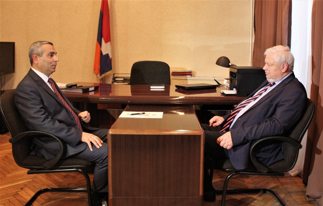 Foreign Minister of the Republic of Artsakh received Personal Representative of OSCE Chairperson-in-Office